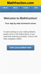 Mobile Screenshot of mathfraction.com